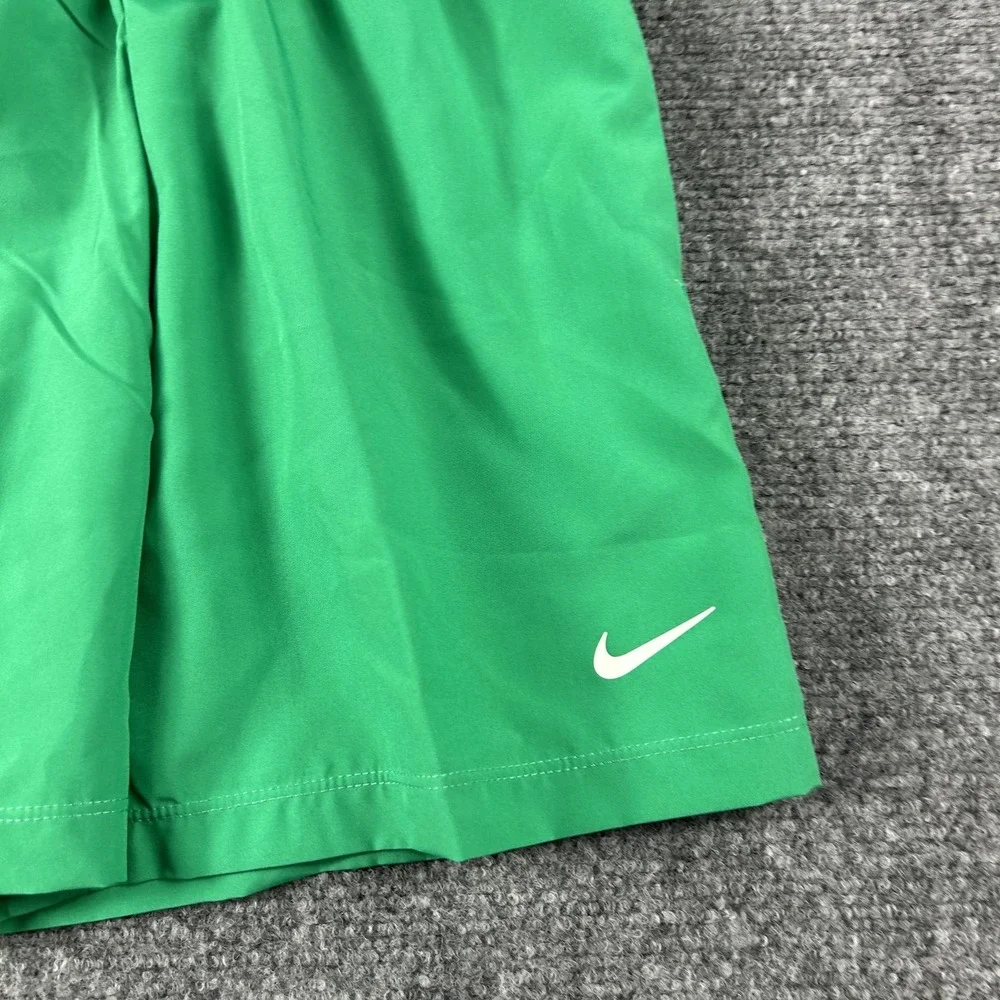 Nike Dri-FIT Shorts‎ Kids Small Green Training Standard Fit Athletic Activewear